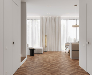 Керамогранит Laparet Wood Canarium Chevron M matt carving рект. (60х120)